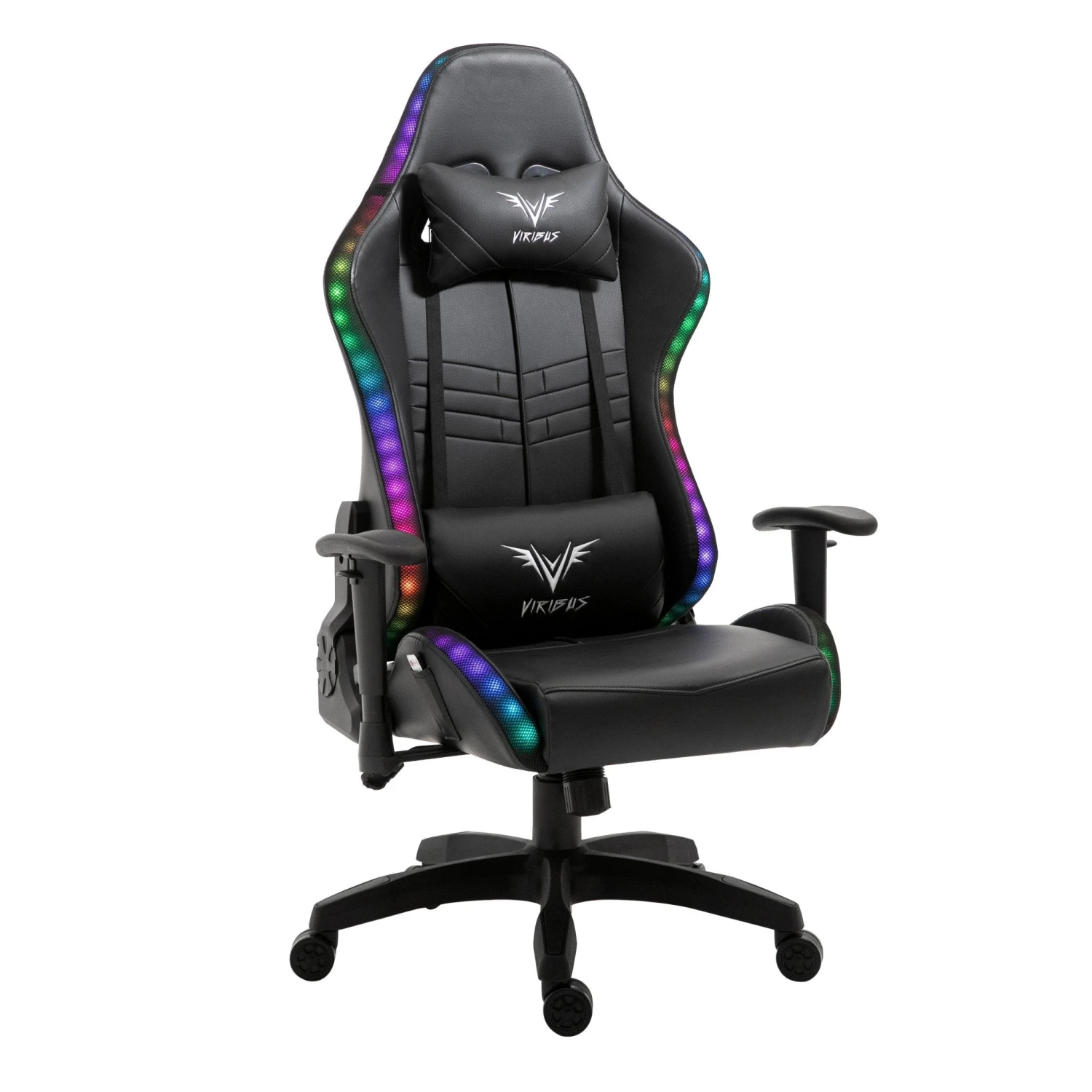 VIRIBUS X1 Office Gaming Chair With 12-Colour LED Light, Black 1 VIRIBUS X1 Office Gaming Chair With 12-Colour LED Light, Black