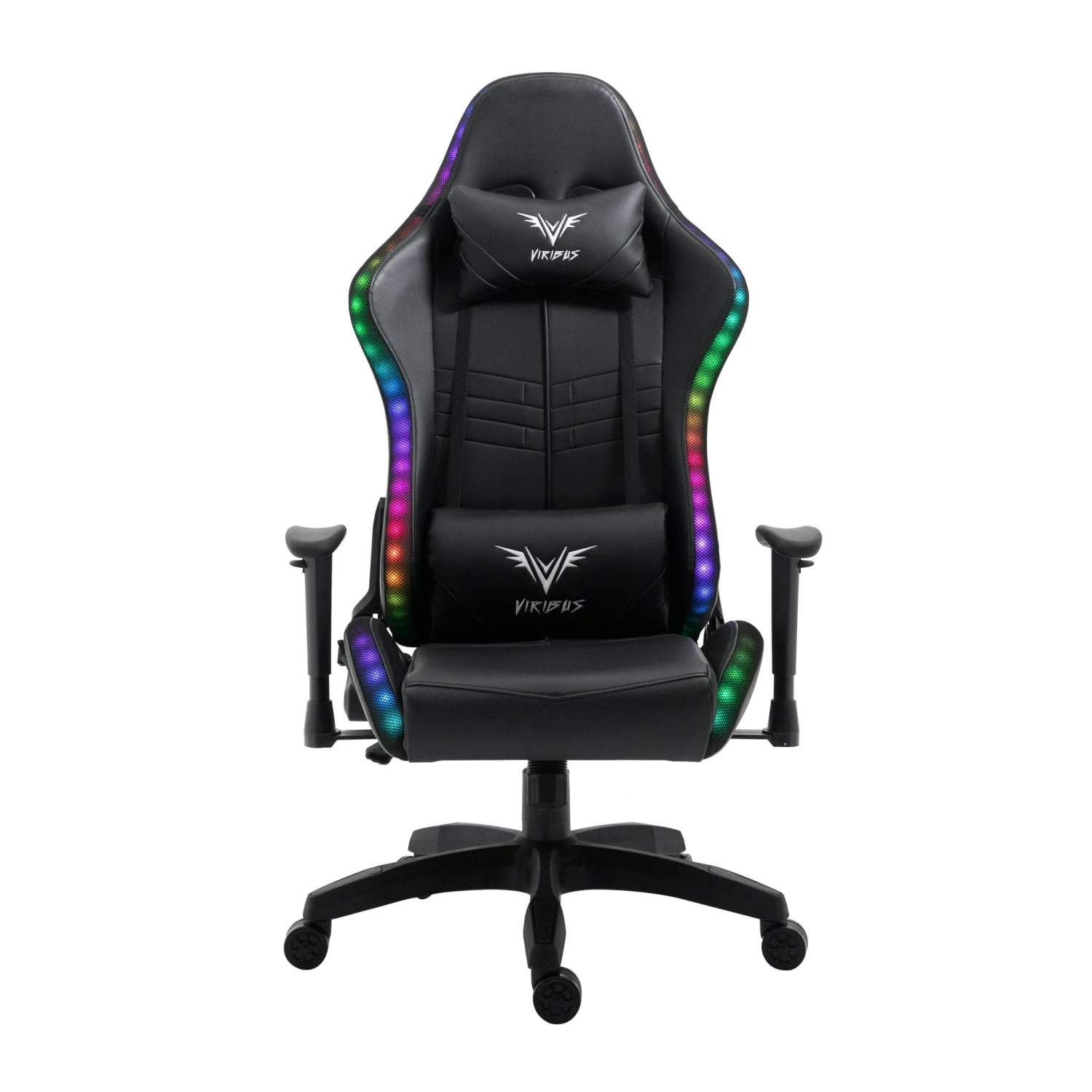 VIRIBUS X1 Office Gaming Chair With 12-Colour LED Light, Black 2 VIRIBUS X1 Office Gaming Chair With 12-Colour LED Light, Black - Image 2