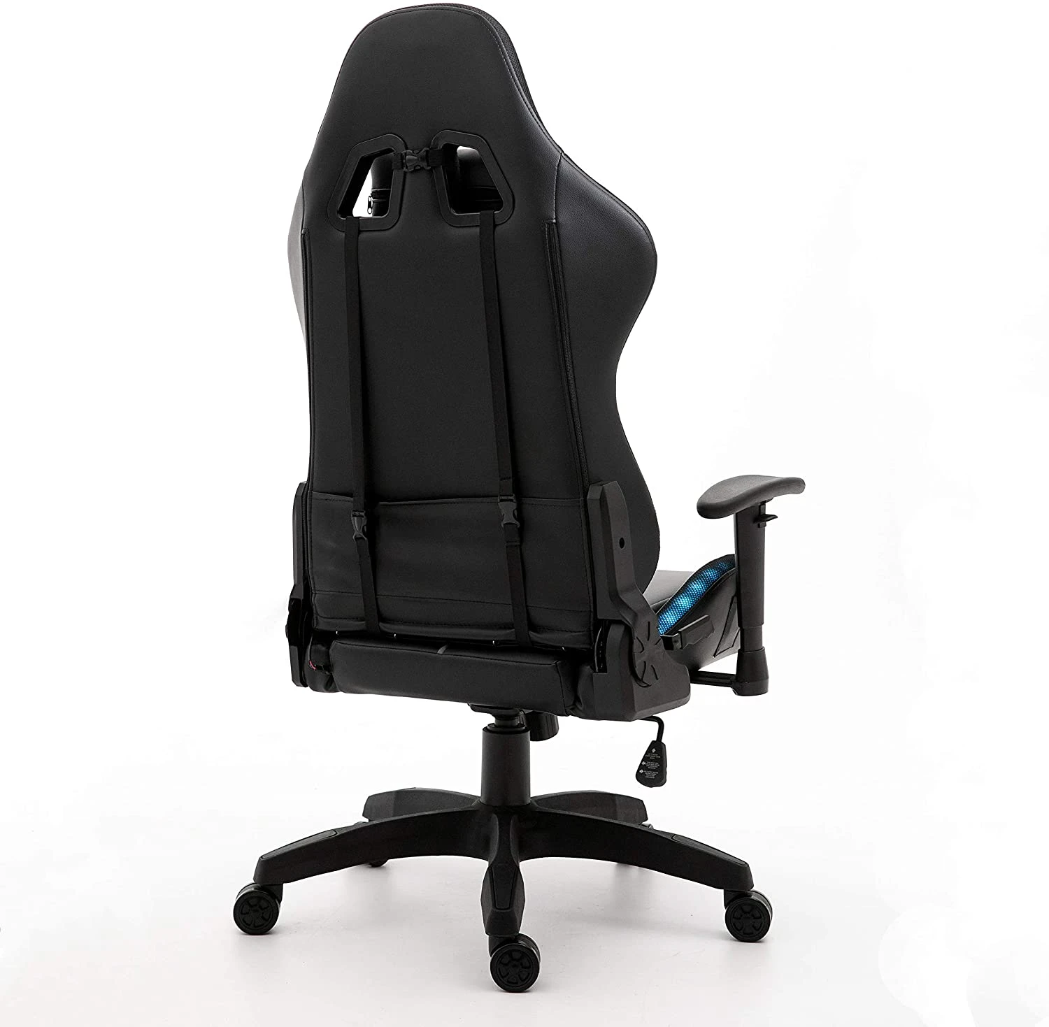 VIRIBUS X1 Office Gaming Chair With 12-Colour LED Light, Black 6 VIRIBUS X1 Office Gaming Chair With 12-Colour LED Light, Black - Image 6