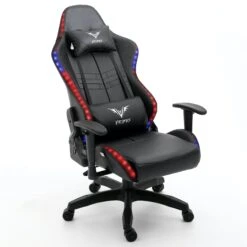 VIRIBUS X1 Office Gaming Chair With 12-Colour LED Light, Black 19 VIRIBUS X1 Office Gaming Chair With 12-Colour LED Light, Black -Daals Store MO92BLACK WB6