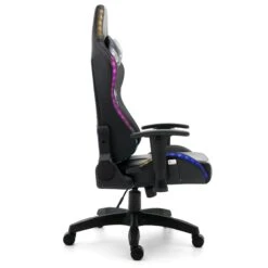 VIRIBUS X1 Office Gaming Chair With 12-Colour LED Lights, Black And Grey -Daals Store MO92GREY WB3