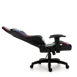 VIRIBUS X1 Office Gaming Chair With 12-Colour LED Lights, Black And Grey -Daals Store MO92GREY WB7