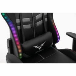 VIRIBUS X1 Office Gaming Chair With 12-Colour LED Lights, Black And Grey -Daals Store MO92GREY detail3