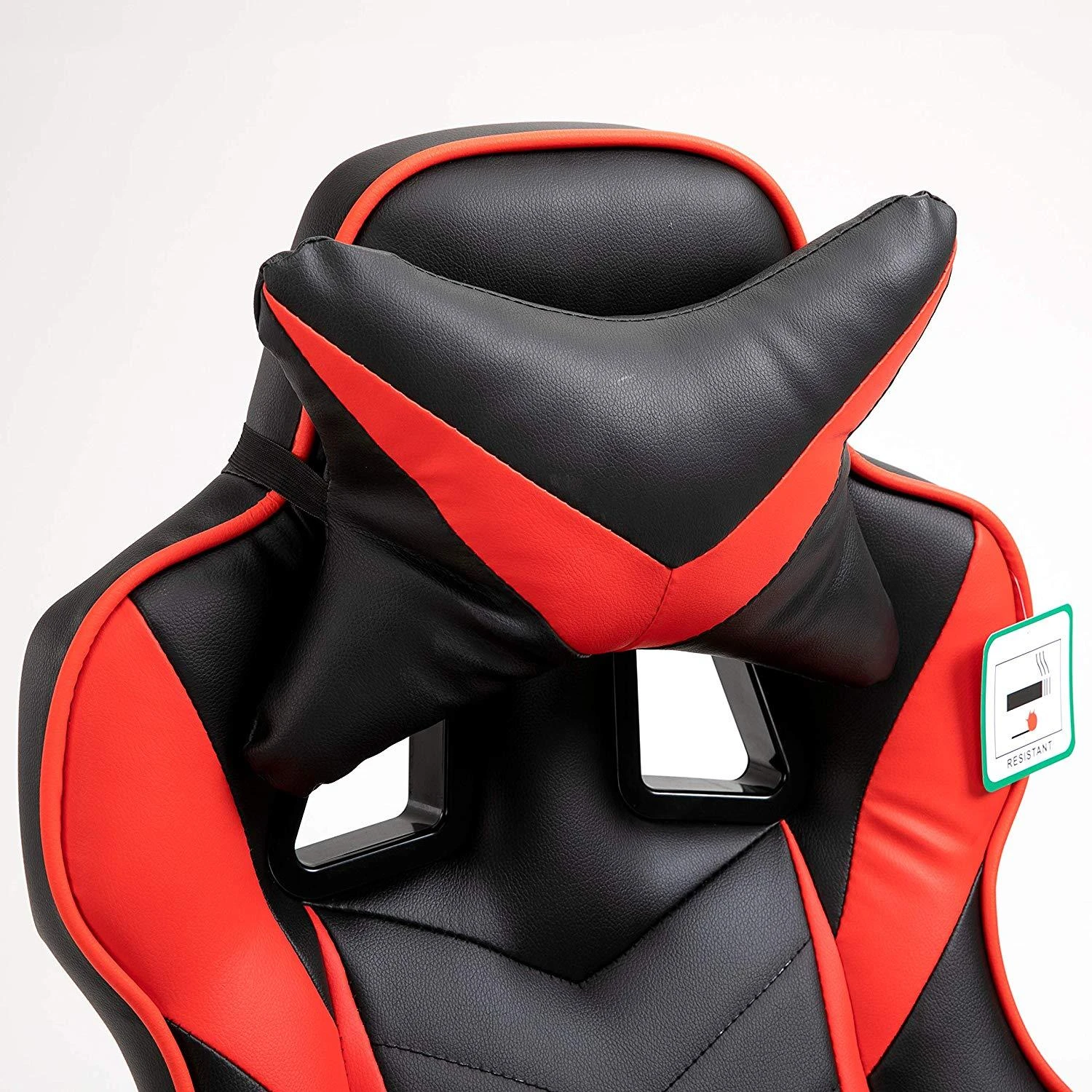 Cherry Tree Furniture High Back Recliner Gaming Chair With Cushion & Retractable Footrest Black & Red 8 Cherry Tree Furniture High Back Recliner Gaming Chair With Cushion & Retractable Footrest Black & Red - Image 8