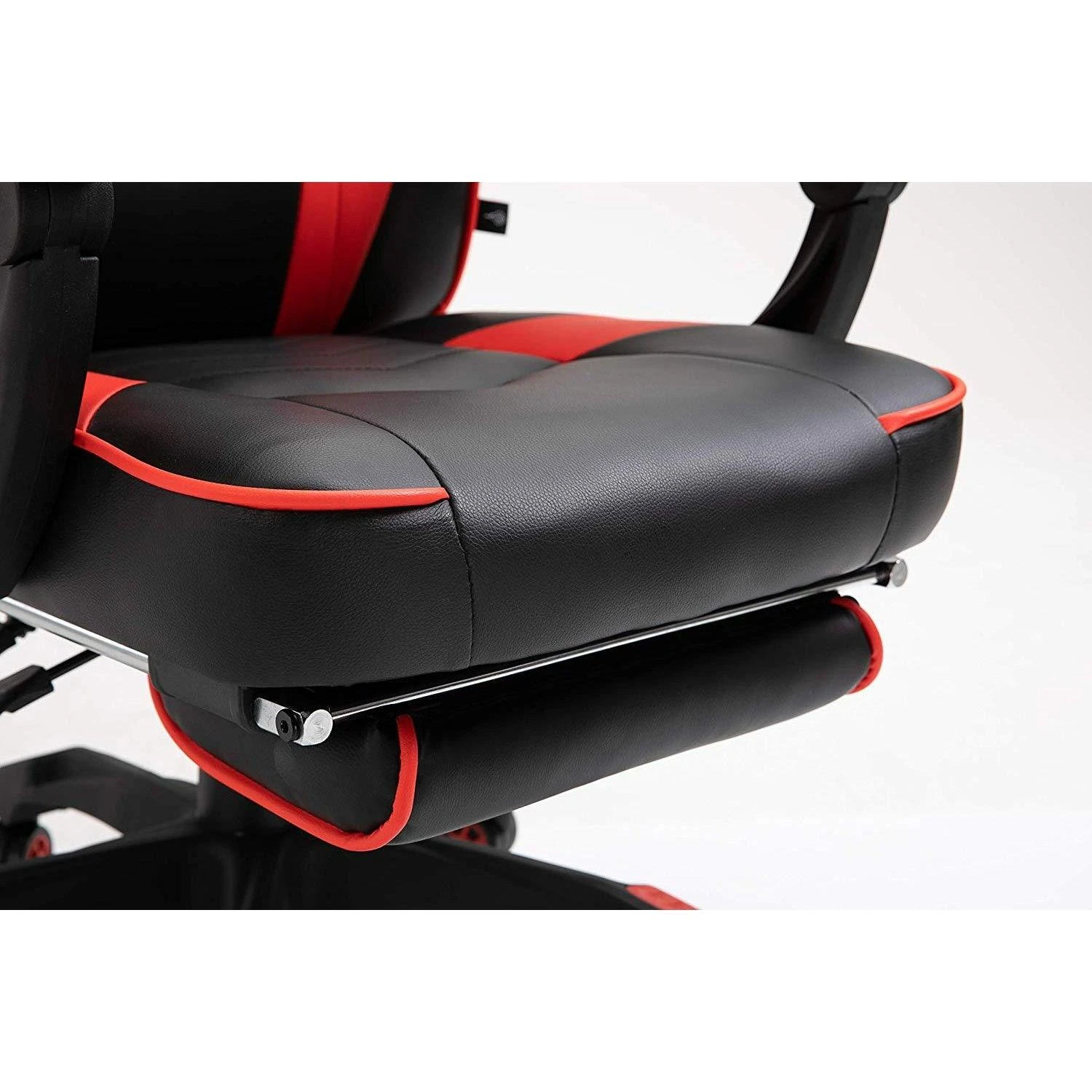 Cherry Tree Furniture High Back Recliner Gaming Chair With Cushion & Retractable Footrest Black & Red 9 Cherry Tree Furniture High Back Recliner Gaming Chair With Cushion & Retractable Footrest Black & Red - Image 9