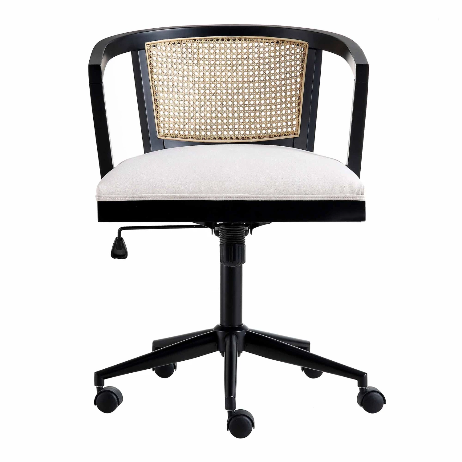 Lucia Natural Cane Swivel Desk Chair 3 Lucia Natural Cane Swivel Desk Chair - Image 3