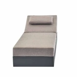 Jardin Aluminium Outdoor Sun Lounger, Granite 16 Jardin Aluminium Outdoor Sun Lounger, Granite -Daals Store OD ALU1 GRANITE SUNLG WB3