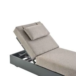 Jardin Aluminium Outdoor Sun Lounger, Granite 19 Jardin Aluminium Outdoor Sun Lounger, Granite -Daals Store OD ALU1 GRANITE SUNLG detail1