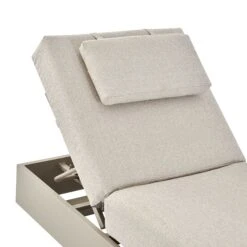 Jardin Aluminium Outdoor Sun Lounger in Pumice β Beige Boucle Cushion & 5-Level Adjustable Reclining Bed 13 Jardin Aluminium Outdoor Sun Lounger in Pumice β Beige Boucle Cushion & 5-Level Adjustable Reclining Bed -Daals Store OD ALU1 PUMICE SUNLG detail1