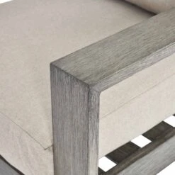 Montrose Aluminium Bistro Set With Side Table, Brushed Silver Oak 24 Montrose Aluminium Bistro Set With Side Table, Brushed Silver Oak -Daals Store OD ALU2 WGREY BISTR detail2