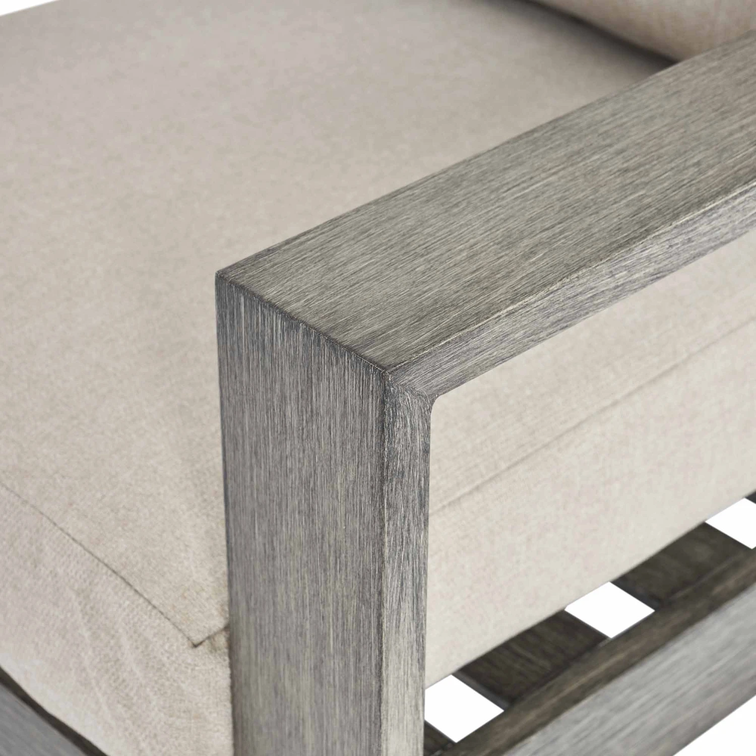 Montrose Aluminium Bistro Set With Side Table, Brushed Silver Oak 12 Montrose Aluminium Bistro Set With Side Table, Brushed Silver Oak - Image 12