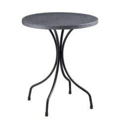 Haymes Dark Grey and Beige - Scrolled Metalwork 3-Piece Indoor & Outdoor Bistro Set -Daals Store OD BISTR 1067 BEIGE detail2