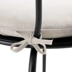 Haymes Dark Grey and Beige - Scrolled Metalwork 3-Piece Indoor & Outdoor Bistro Set -Daals Store OD BISTR 1067 BEIGE detail5