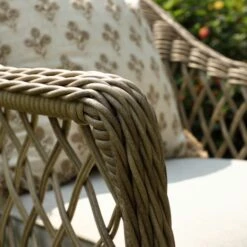 Willowbrook Natural Lattice Weave Rattan Bistro Set - 3-Piece All-Weather Garden Furniture -Daals Store OD BISTR 2987 NAT scene7