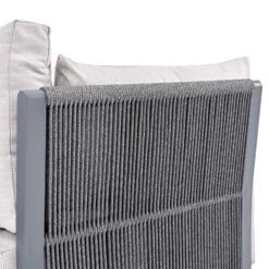 Pedra Rope And Aluminium Outdoor Bistro Set, Grey 23 Pedra Rope And Aluminium Outdoor Bistro Set, Grey -Daals Store OD BISTR 5050 GREY detail2