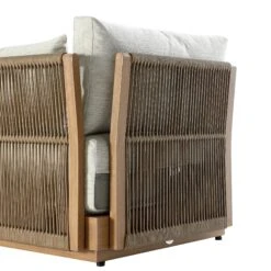 Pedra Rope And Aluminium Outdoor Bistro Set, Natural 31 Pedra Rope And Aluminium Outdoor Bistro Set, Natural -Daals Store OD BISTR NAT 5050 detail2