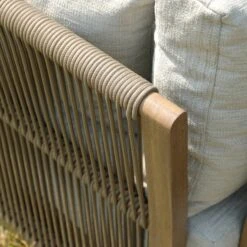 Pedra Rope And Aluminium Outdoor Bistro Set, Natural 23 Pedra Rope And Aluminium Outdoor Bistro Set, Natural -Daals Store OD BISTR NAT 5050 scene6