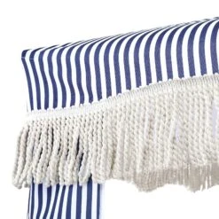 Gabriel Blue and White Striped Fringed Cabana β Vintage UPF50+ Beach & Garden Sun Shelter 20 Gabriel Blue and White Striped Fringed Cabana β Vintage UPF50+ Beach & Garden Sun Shelter -Daals Store OD CABA 03 BLUESTRP detail1