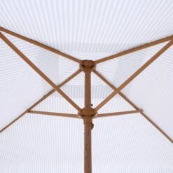 Gabriel Sage Green And White Striped Fringed Cabana 23 Gabriel Sage Green And White Striped Fringed Cabana -Daals Store OD CABA 03 SAGESTRP detail3