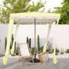 Gabriel Yellow and White Striped Fringed Cabana β Vintage UPF50+ Garden & Beach Parasol 13 Gabriel Yellow and White Striped Fringed Cabana β Vintage UPF50+ Garden & Beach Parasol -Daals Store OD CABA 03 YELLOWSTRP main