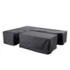 Cover For Calabasas Large Outdoor Fabric And Aluminium Corner Casual Dining Set -Daals Store OD COVER 1027 WB1