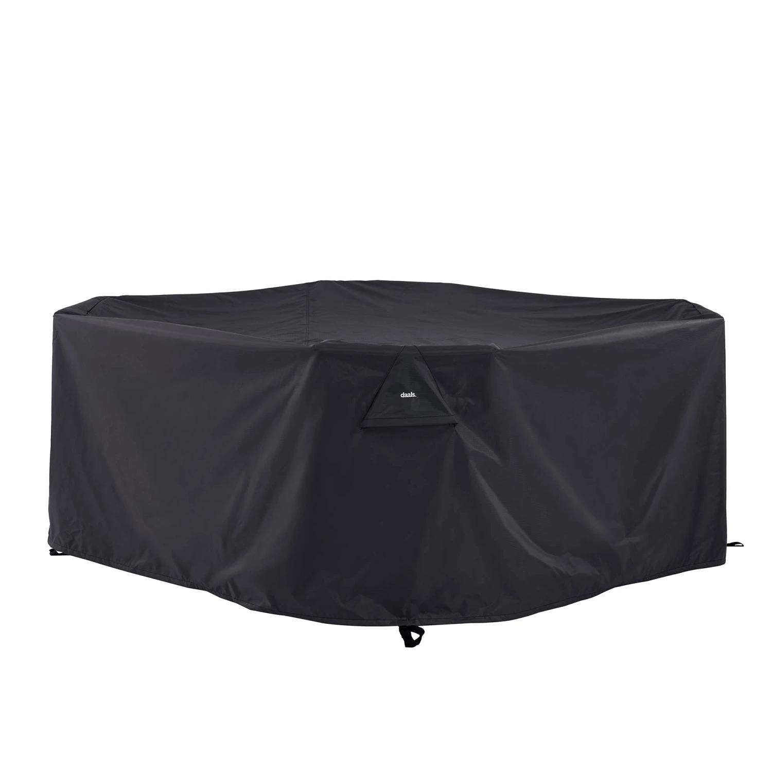 Hampshire 4-Seater Rattan Dining Set Weatherproof Cover β Black Heavy-Duty PVC-Lined Furniture Protector 1 Hampshire 4-Seater Rattan Dining Set Weatherproof Cover β Black Heavy-Duty PVC-Lined Furniture Protector