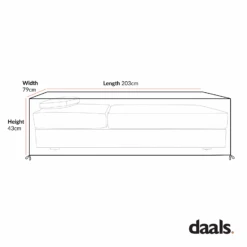 Cover For Jardin Aluminium Outdoor Sun Lounger 8 Cover For Jardin Aluminium Outdoor Sun Lounger -Daals Store OD COVER 7535 CHART