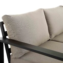 Albany Aluminium Large Corner Casual Dining Set With Rising Table, Taupe -Daals Store OD DINE 1045 TAUPE detail3