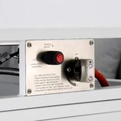 Albany Aluminium Large Corner Casual Dining Set With Firepit Table, White -Daals Store OD DINE 1046 WHITE detail1