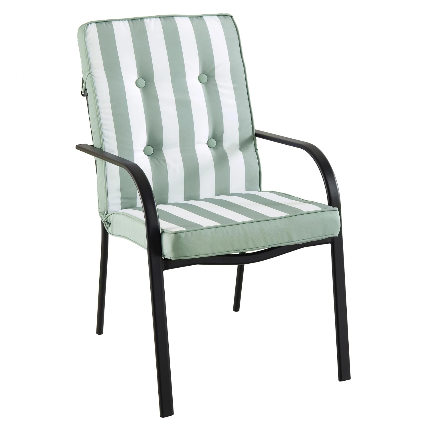 Champneys 4-Seater Steel And Fabric Outdoor Patio Dining Set With Parasol, Sage Green 12 Champneys 4-Seater Steel And Fabric Outdoor Patio Dining Set With Parasol, Sage Green - Image 12