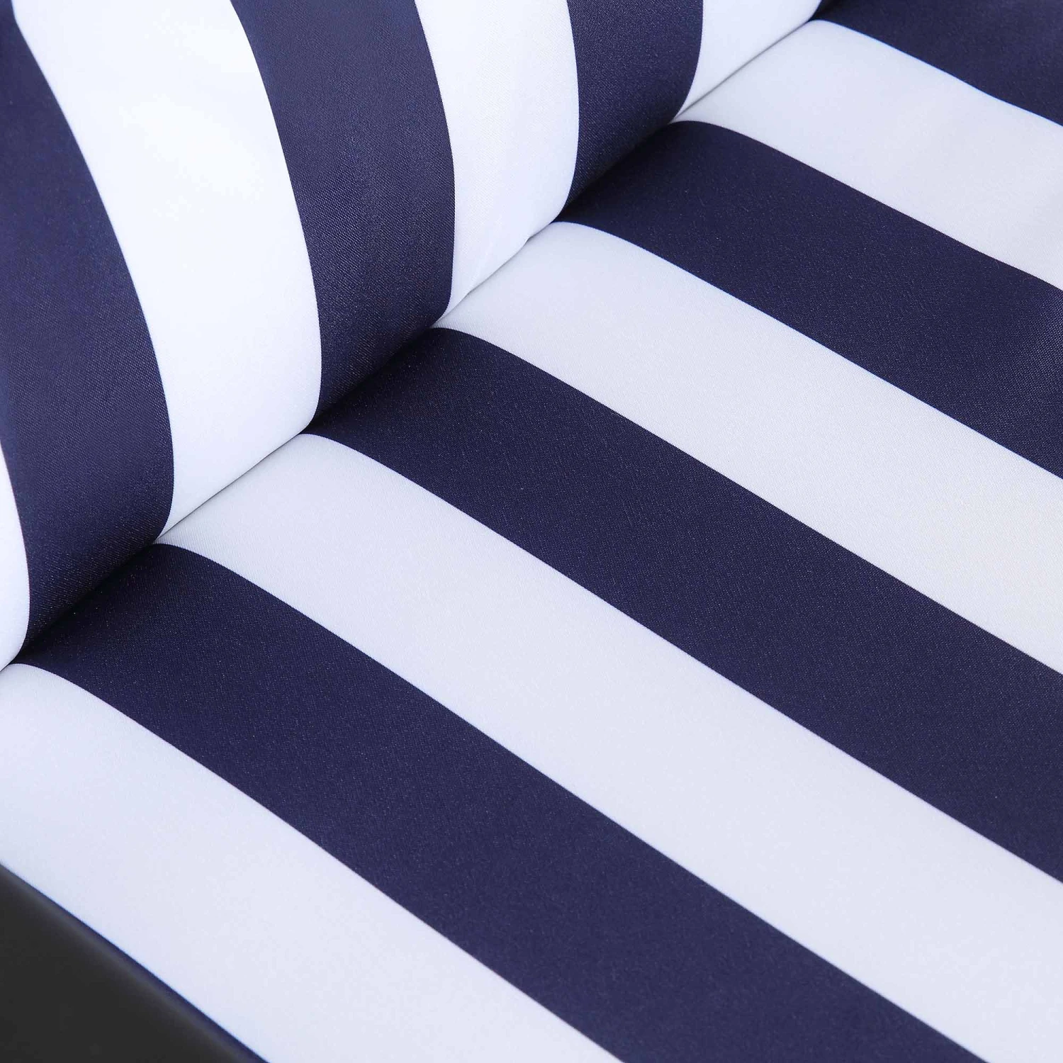 Champneys 6-Seater Steel And Fabric Outdoor Patio Dining Set With Crank Parasol, Blue 15 Champneys 6-Seater Steel And Fabric Outdoor Patio Dining Set With Crank Parasol, Blue - Image 15