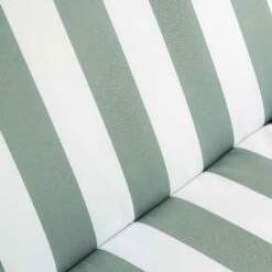 Champneys 6-Seater Steel And Fabric Outdoor Patio Dining Set With Crank Parasol, Sage Green -Daals Store OD DINE 1049 SAGE detail6