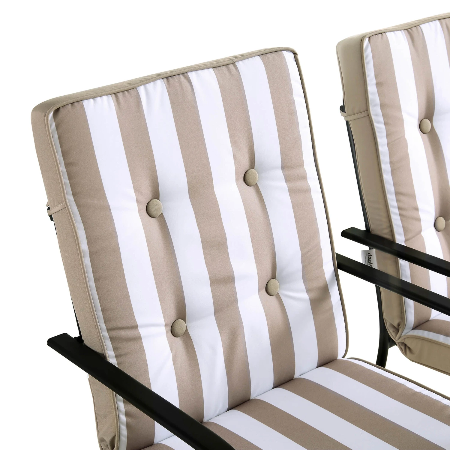 Champneys 6-Seater Steel And Fabric Outdoor Patio Dining Set With Crank Parasol, Taupe 12 Champneys 6-Seater Steel And Fabric Outdoor Patio Dining Set With Crank Parasol, Taupe - Image 12