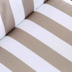 Champneys 6-Seater Steel And Fabric Outdoor Patio Dining Set With Crank Parasol, Taupe 27 Champneys 6-Seater Steel And Fabric Outdoor Patio Dining Set With Crank Parasol, Taupe -Daals Store OD DINE 1049 TAUPE detail3