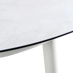 Montebello White and Taupe Rope β Marble Ceramic Oval 6-Seater Dining Set 23 Montebello White and Taupe Rope β Marble Ceramic Oval 6-Seater Dining Set -Daals Store OD DINE 1072 WHITE detail4