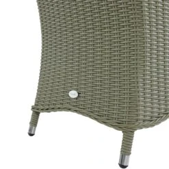 Hampshire 4-Seater Round Wicker Rattan Dining Set, Desert Sage 31 Hampshire 4-Seater Round Wicker Rattan Dining Set, Desert Sage -Daals Store OD DINE 110 GREEN SET detail4