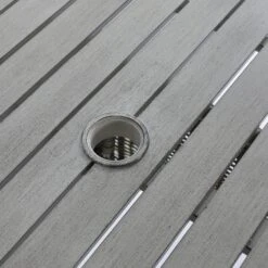 Hampshire 4-Seater Round Wicker Rattan Dining Set, Desert Sage 33 Hampshire 4-Seater Round Wicker Rattan Dining Set, Desert Sage -Daals Store OD DINE 110 GREEN SET detail6