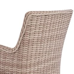 Hampshire 4-Seater Round Wicker Rattan Dining Set in Natural β Weatherproof Garden Furniture with Wood-Effect Table 24 Hampshire 4-Seater Round Wicker Rattan Dining Set in Natural β Weatherproof Garden Furniture with Wood-Effect Table -Daals Store OD DINE 110 NAT SET detail2