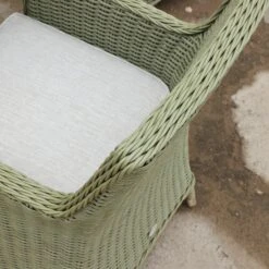 Hampshire 6-Seater Round Wicker Rattan Dining Set With Lazy Susan & Ice Bucket, Desert Sage 24 Hampshire 6-Seater Round Wicker Rattan Dining Set With Lazy Susan & Ice Bucket, Desert Sage -Daals Store OD DINE 135 GREEN SET scene7