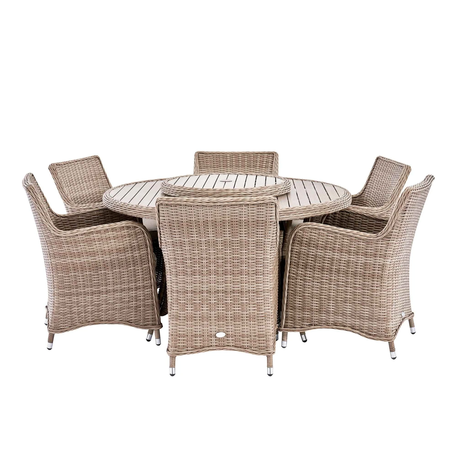 Cover For Hampshire 6-Seater Round Wicker Rattan Dining Set 2 Cover For Hampshire 6-Seater Round Wicker Rattan Dining Set - Image 2