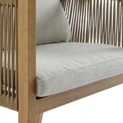 Pedra Rope And Aluminium Outdoor 6-Seater Round Dining Set, Natural 33 Pedra Rope And Aluminium Outdoor 6-Seater Round Dining Set, Natural -Daals Store OD DINE 2094 NAT SET detail3