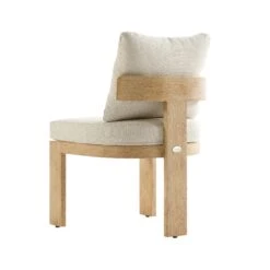 Stanford Outdoor 6-Seater Rectangular Dining Set, Natural With Beige Boucle Fabric 24 Stanford Outdoor 6-Seater Rectangular Dining Set, Natural With Beige Boucle Fabric -Daals Store OD DINE 2190 NAT BEIGE SET WB10