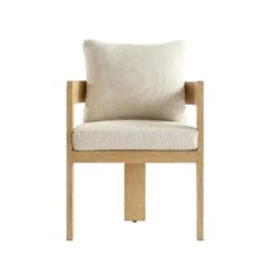 Stanford Outdoor 6-Seater Rectangular Dining Set, Natural With Beige Boucle Fabric 19 Stanford Outdoor 6-Seater Rectangular Dining Set, Natural With Beige Boucle Fabric -Daals Store OD DINE 2190 NAT BEIGE SET WB5