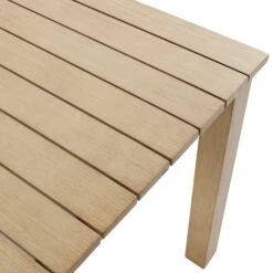 Stanford Outdoor 6-Seater Rectangular Dining Set, Natural With Beige Boucle Fabric 27 Stanford Outdoor 6-Seater Rectangular Dining Set, Natural With Beige Boucle Fabric -Daals Store OD DINE 2190 NAT BEIGE SET detail3