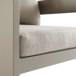 Stanford Outdoor 6-Seater Rectangular Dining Set, Taupe With Light Taupe Fabric 17 Stanford Outdoor 6-Seater Rectangular Dining Set, Taupe With Light Taupe Fabric -Daals Store OD DINE 2190 TAU TAU SET detail2