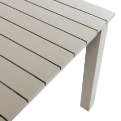 Stanford Outdoor 6-Seater Rectangular Dining Set, Taupe With Light Taupe Fabric 19 Stanford Outdoor 6-Seater Rectangular Dining Set, Taupe With Light Taupe Fabric -Daals Store OD DINE 2190 TAU TAU SET detail4