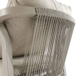 Manresa Rope 4-Seater Square Dining Set, Taupe And Beige 33 Manresa Rope 4-Seater Square Dining Set, Taupe And Beige -Daals Store OD DINE 246 TAUPE SET detail1