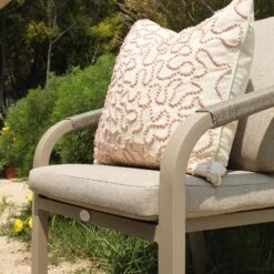 Manresa Rope 4-Seater Square Dining Set, Taupe And Beige 23 Manresa Rope 4-Seater Square Dining Set, Taupe And Beige -Daals Store OD DINE 246 TAUPE SET scene4