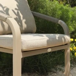 Manresa Rope 4-Seater Square Dining Set, Taupe And Beige 26 Manresa Rope 4-Seater Square Dining Set, Taupe And Beige -Daals Store OD DINE 246 TAUPE SET scene7