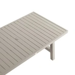 Manresa Taupe and Beige Rope Detail β Slatted Aluminium Rectangular 6-Seater Dining Set 34 Manresa Taupe and Beige Rope Detail β Slatted Aluminium Rectangular 6-Seater Dining Set -Daals Store OD DINE 255 TAUPE SET detail3